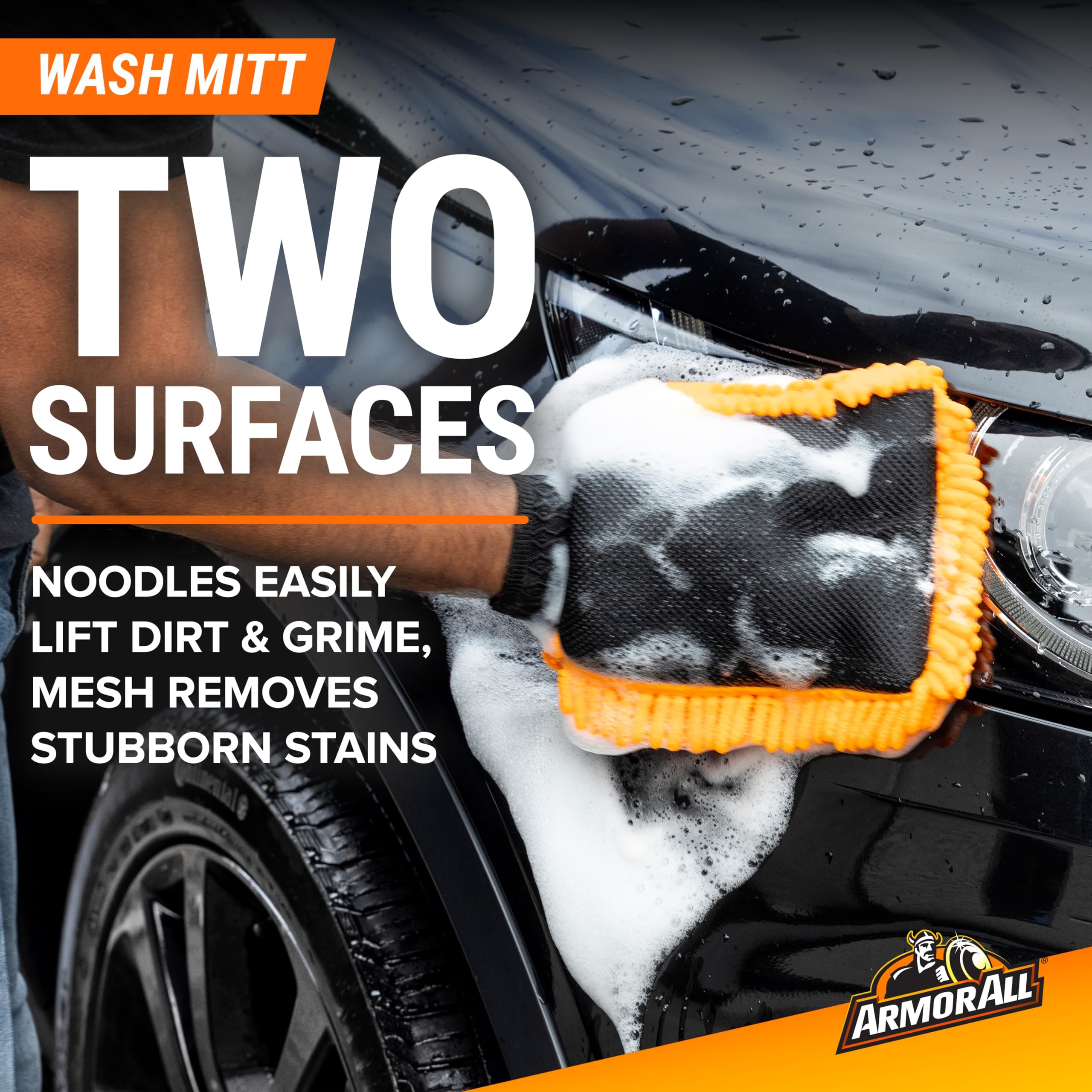 Armor All microfiber towel folded showing plush texture and fast absorption