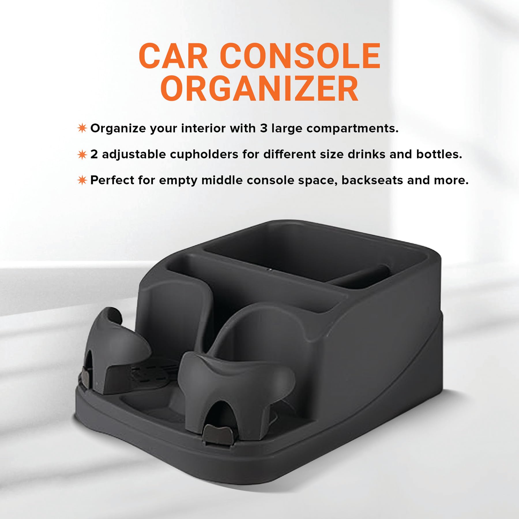 Armor All top-down view highlighting three compartments for easy access benefit