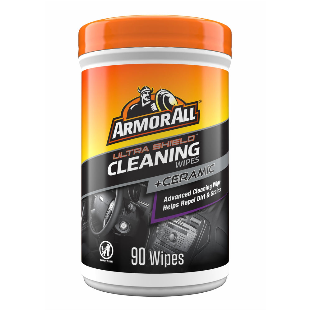 Armor All packaging front view showing tub and count for easy storage benefit