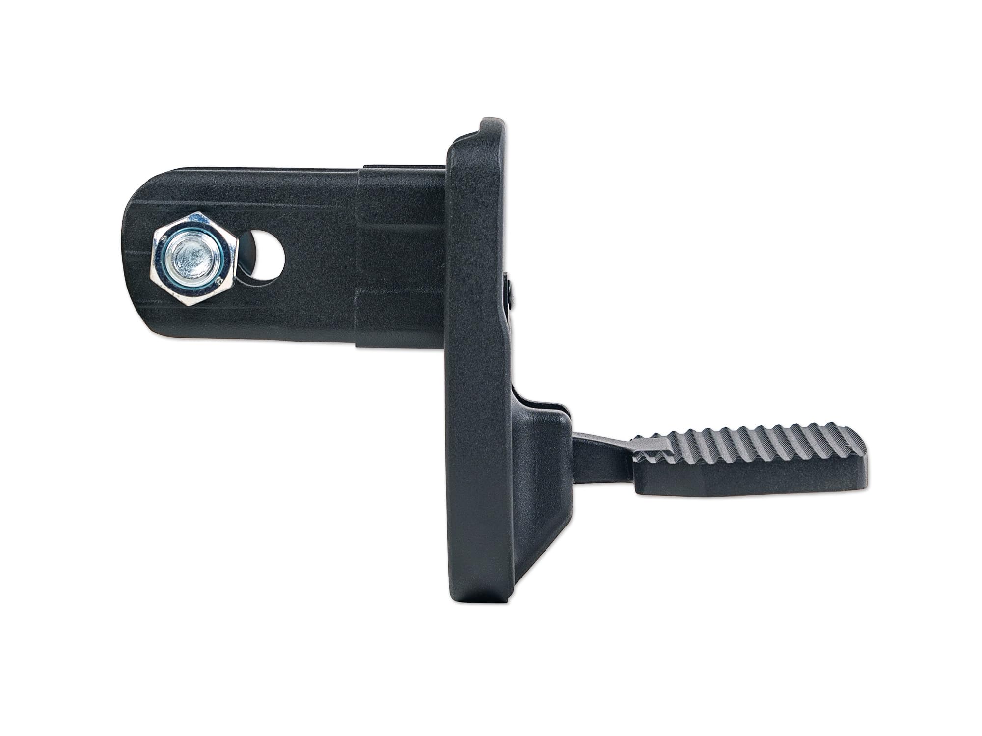 Armordillo angle underneath mounting detail showing solid receiver connection