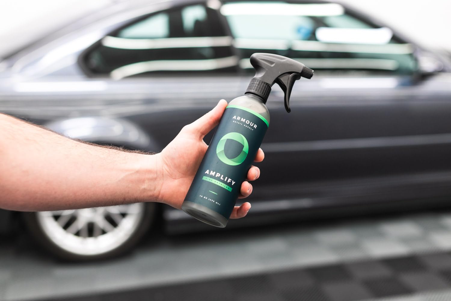 Armour Detail Supply product used in driveway for fast at-home detailing