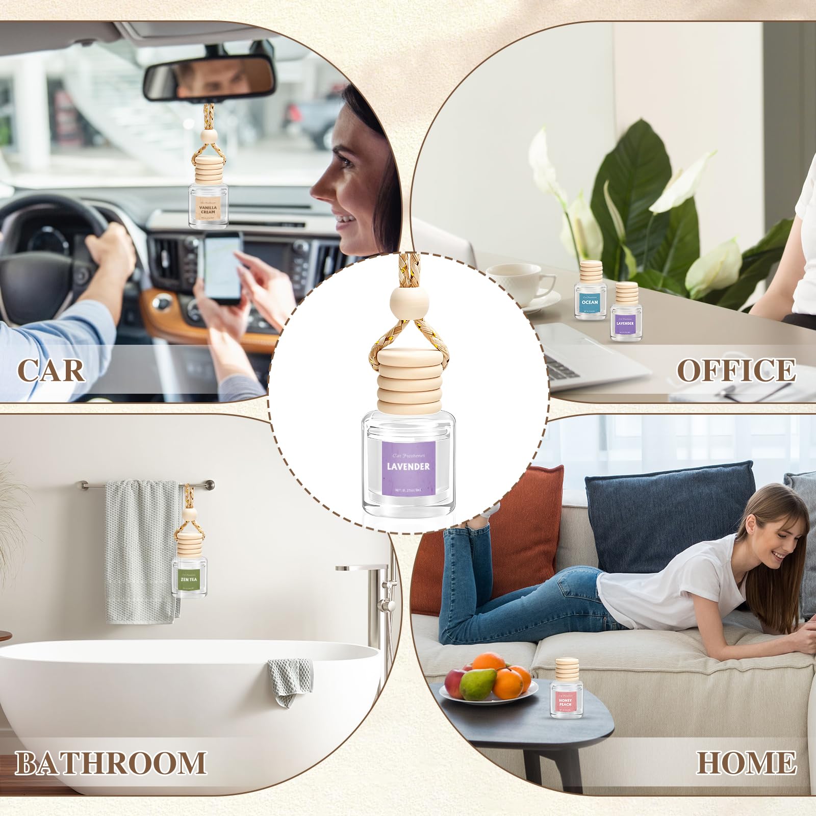 AROIC exquisite gift box opened showing six diffusers ideal present choice