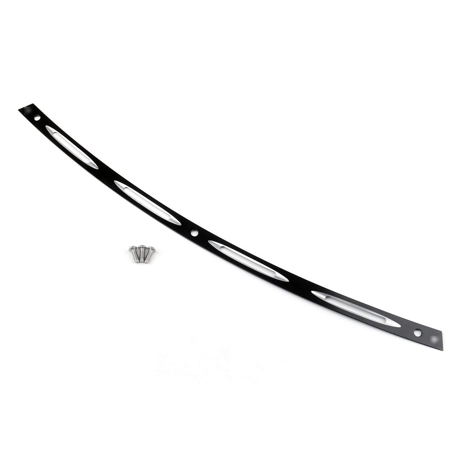 Artudatech windshield trim front view showing exact fit and improved appearance