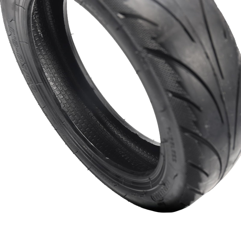 Asecupdat sidewall markings visible, helping confirm correct 60/70-6.5 sizing