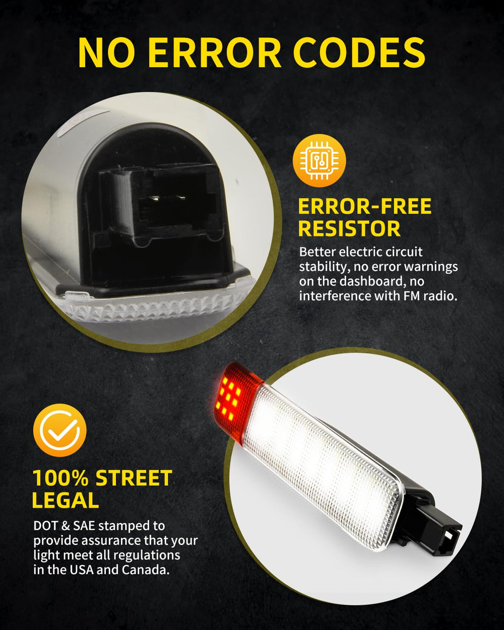 Asgohme installed in truck door improving visibility and style