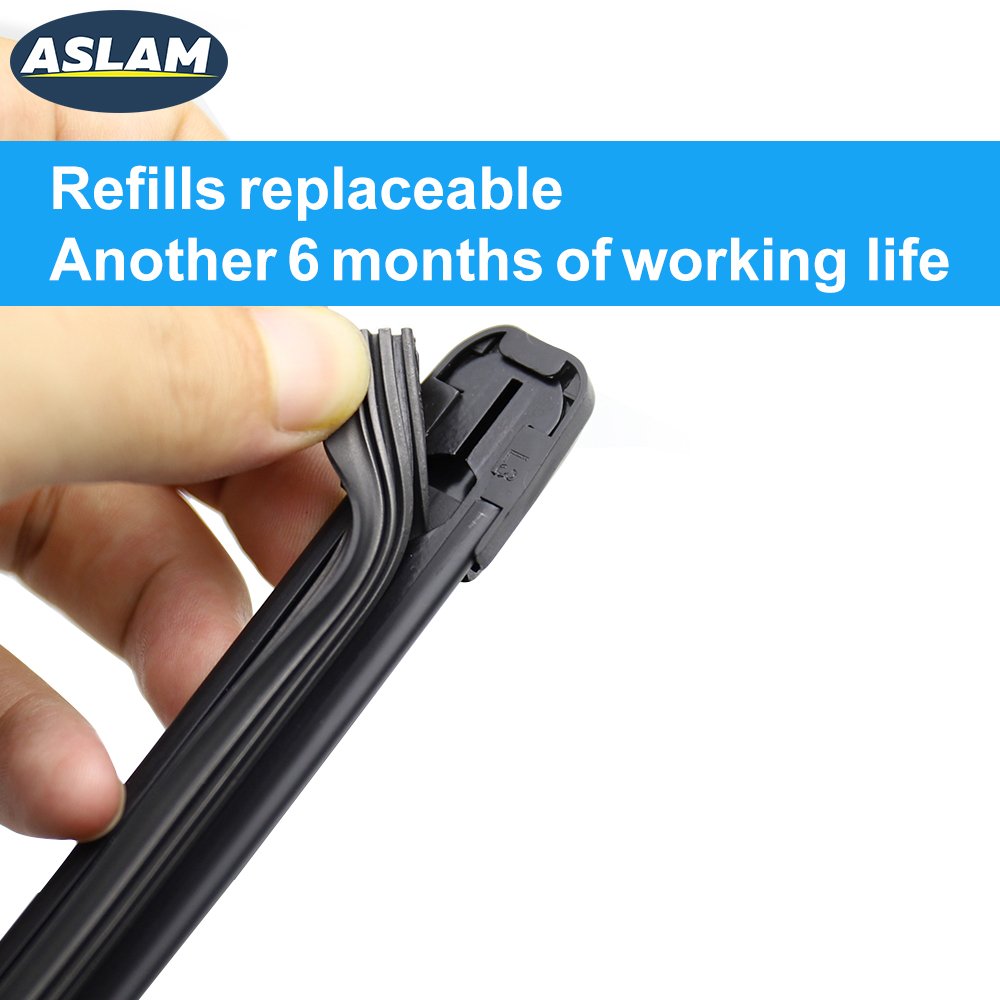 ASLAM blade close-up of galvanized steel backing highlighting improved downforce contact