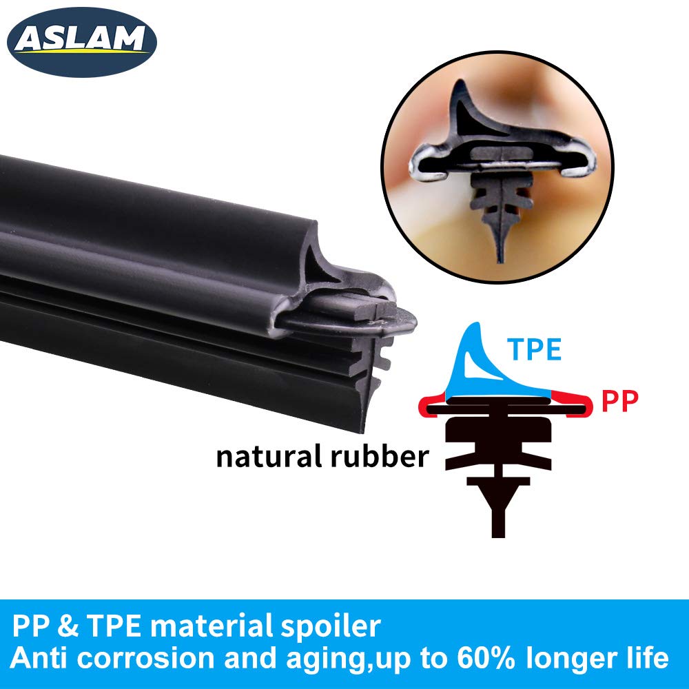 ASLAM mounted on windshield in wet conditions showing clearer visibility benefit