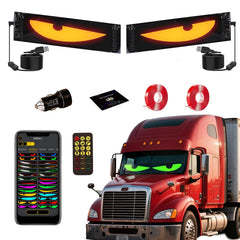 Asmila front packaging showing dual windshield eyes, highlights easy installation