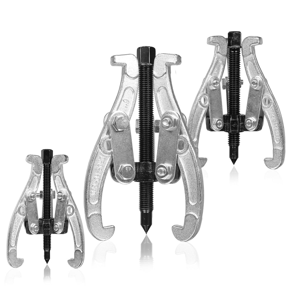 Asnfanl front view of full 3-piece puller kit showing sizes and benefits