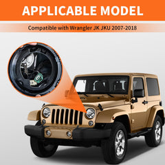 Aspaton bracket installed on Wrangler JK demonstrating correct fit