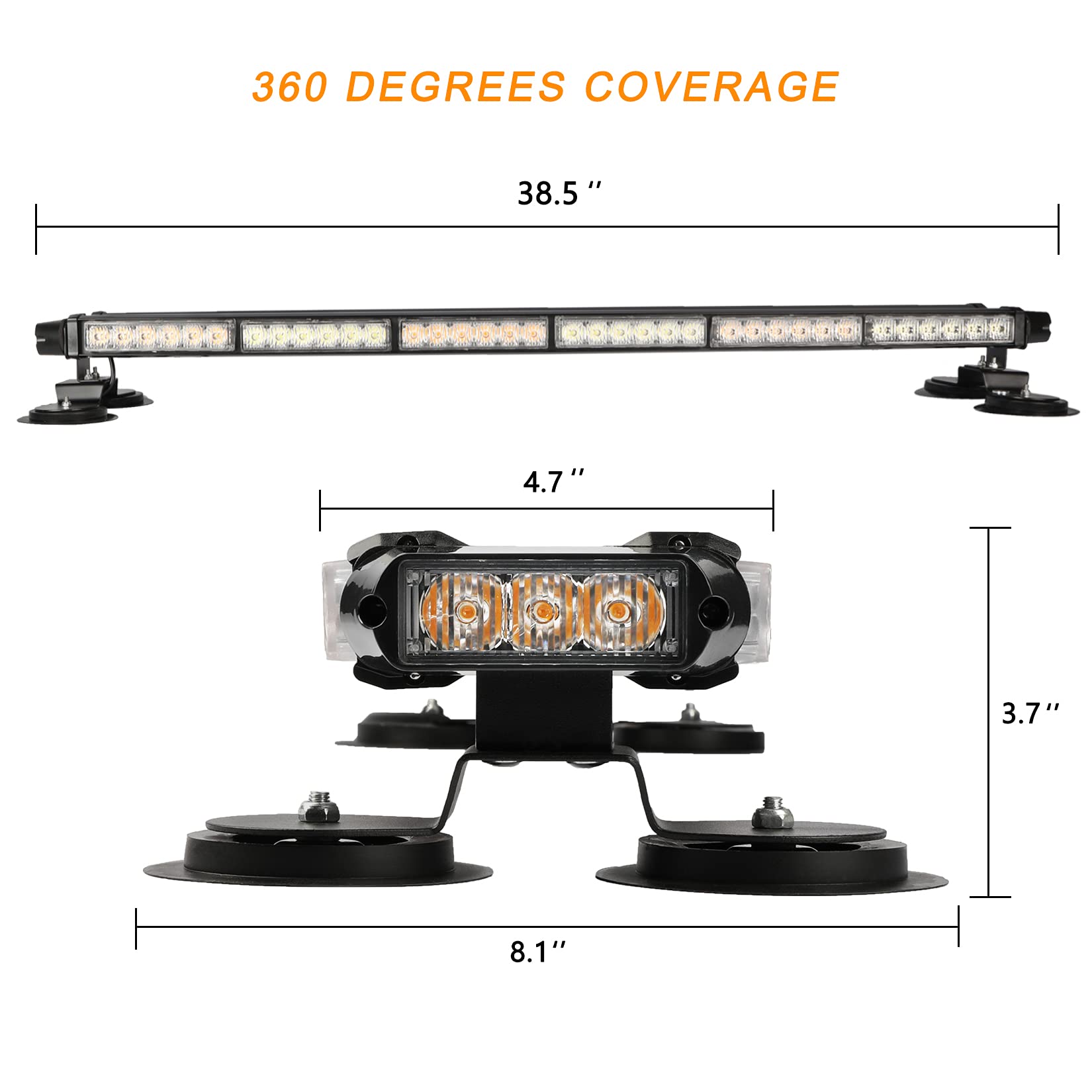 ASPL close-up of LED array showing grouping and high-intensity illumination