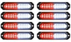 ASPL front view of 8pcs strobe light kit showing compact design and bright output