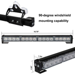 ASPL mounted on dashboard and windshield demonstrating easy installation