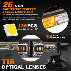 ASPL close-up of LED module and TIR lens highlighting even light spread