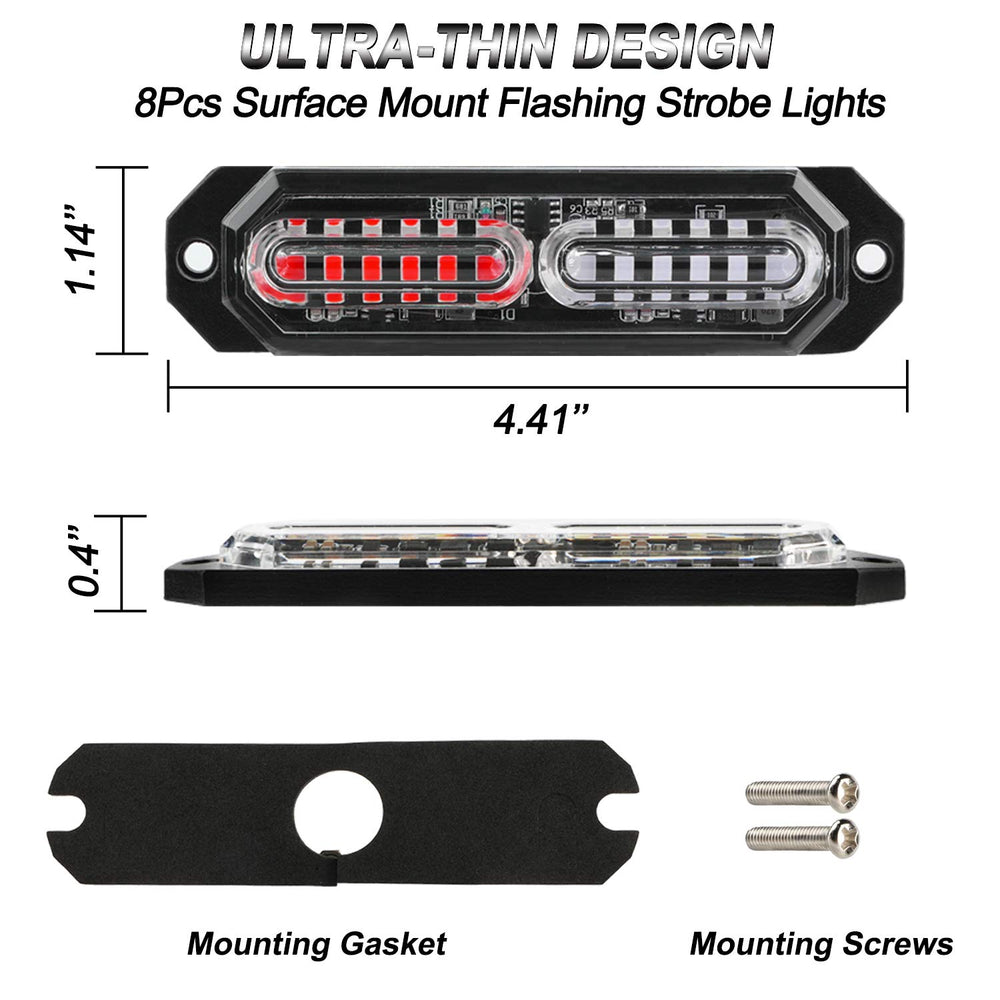 ASPL pod installed on a vehicle grille demonstrating discreet mounting advantage