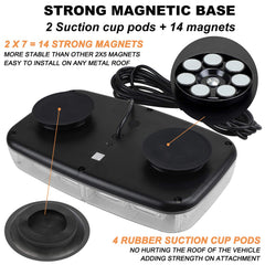 ASPL strobe mounted on truck roof providing clear visibility