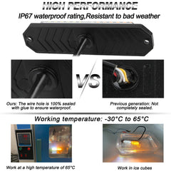 ASPL slim-profile side view illustrating low-profile design for discreet mounting