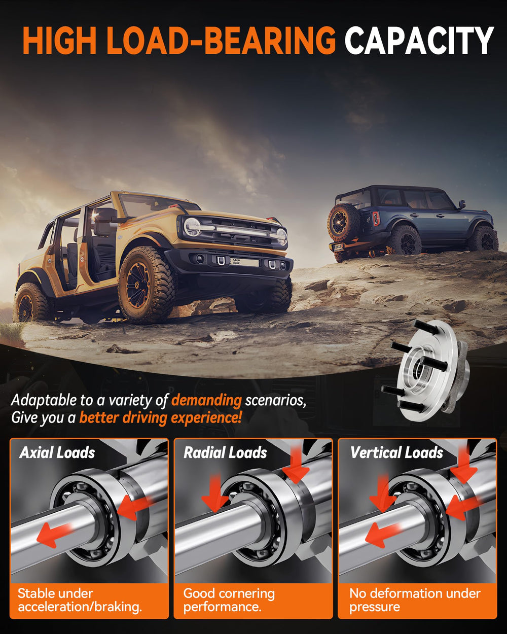 Aspligo 512493 installed on rear wheel hub assembly demonstrating direct fit