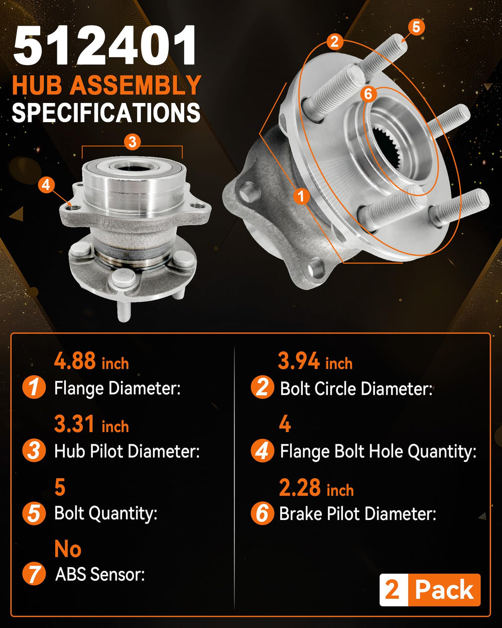 Aspligo close-up of hub flange highlighting precise machining benefit