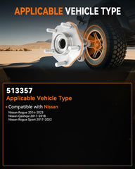 Aspligo hub studs and bolt pattern showing rust-resistant coating benefit