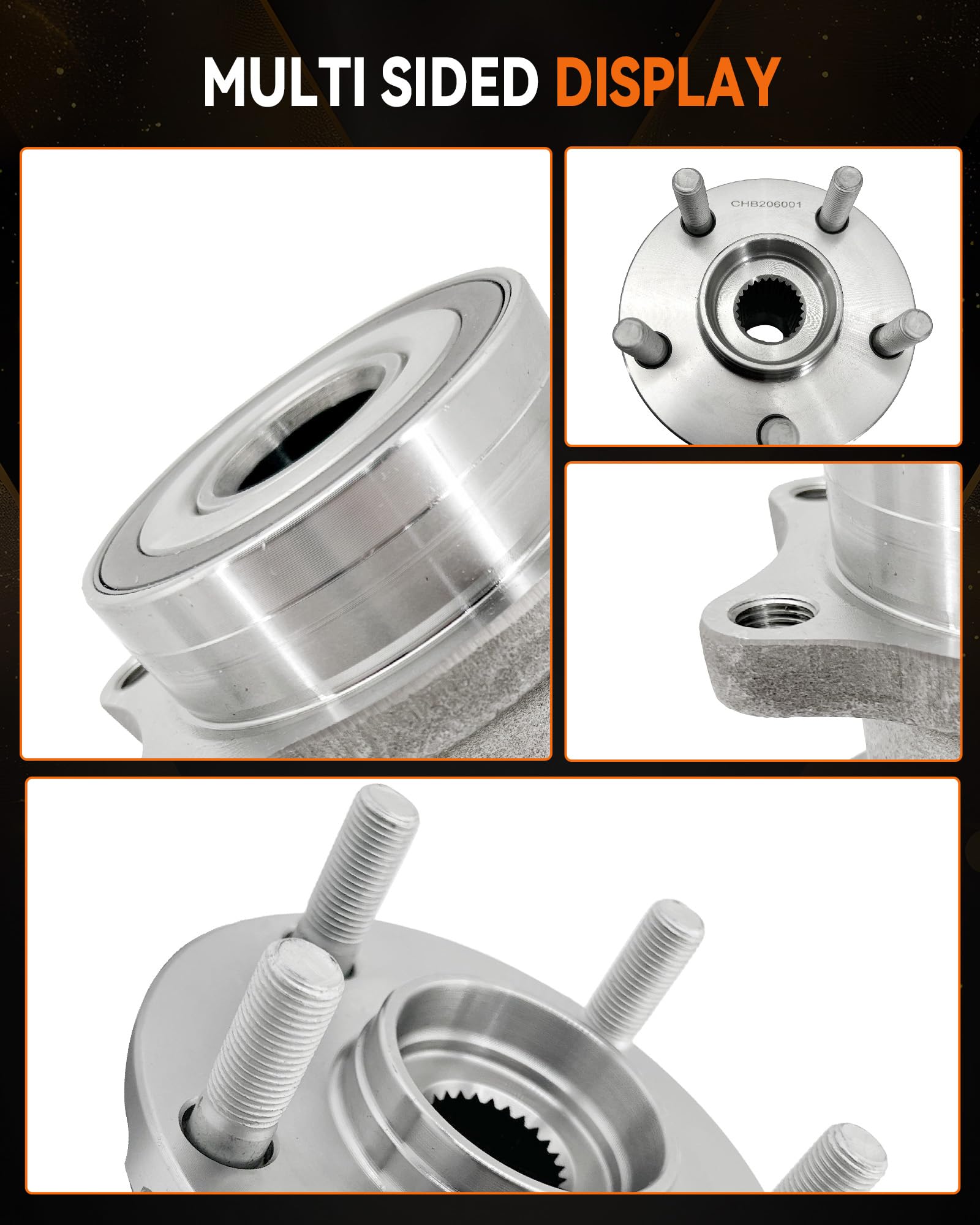 Aspligo hub installed on Subaru rear wheel illustrating correct fit