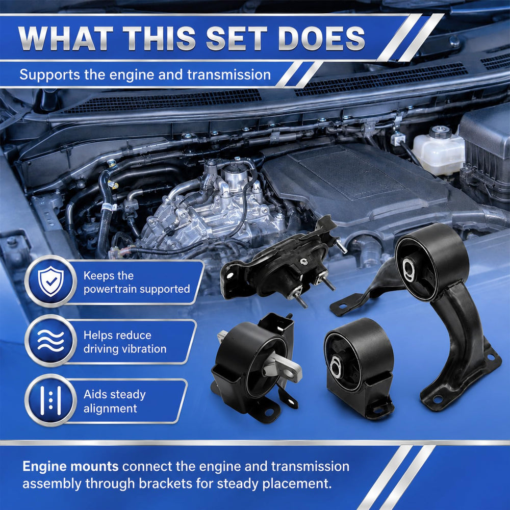 Assembroverse mount installed in engine bay reducing clunks and engine movement