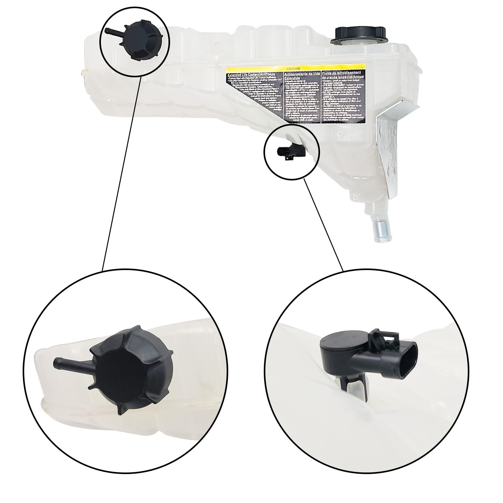ASTAMOTOR fill neck and cap detail for easy filling and sealing