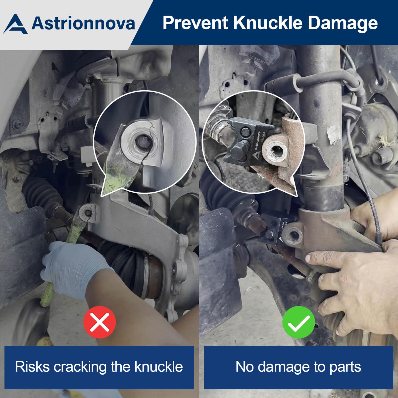 Astrionnova close thread detail highlighting precise screw action and durability