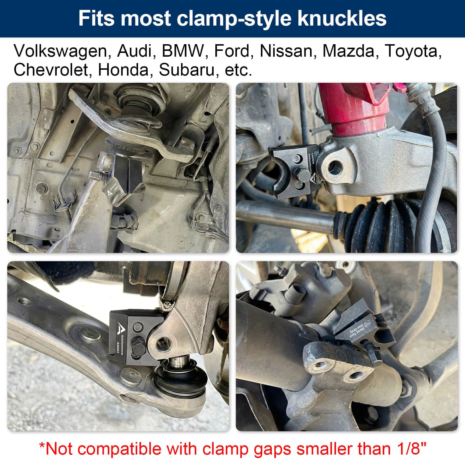 Astrionnova in-use on vehicle speeding strut removal and saving labor time