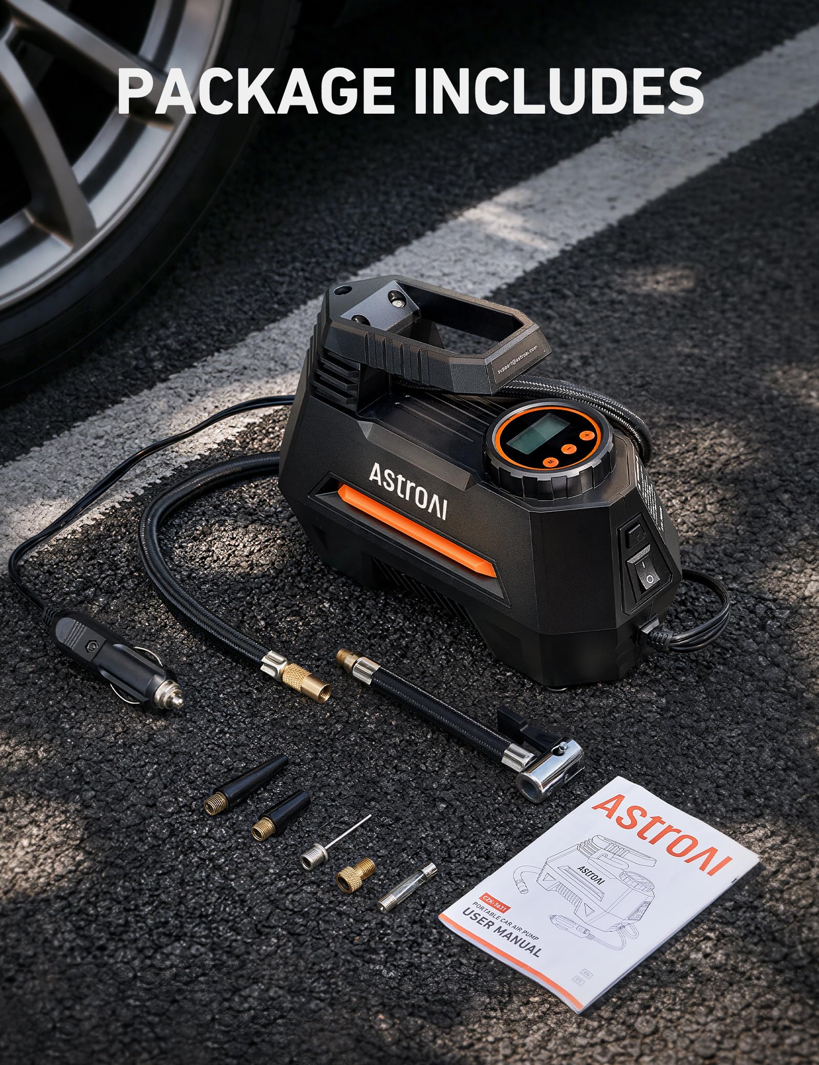 AstroAI AIRUN H label and warranty marking highlighting build quality and 2-year warranty