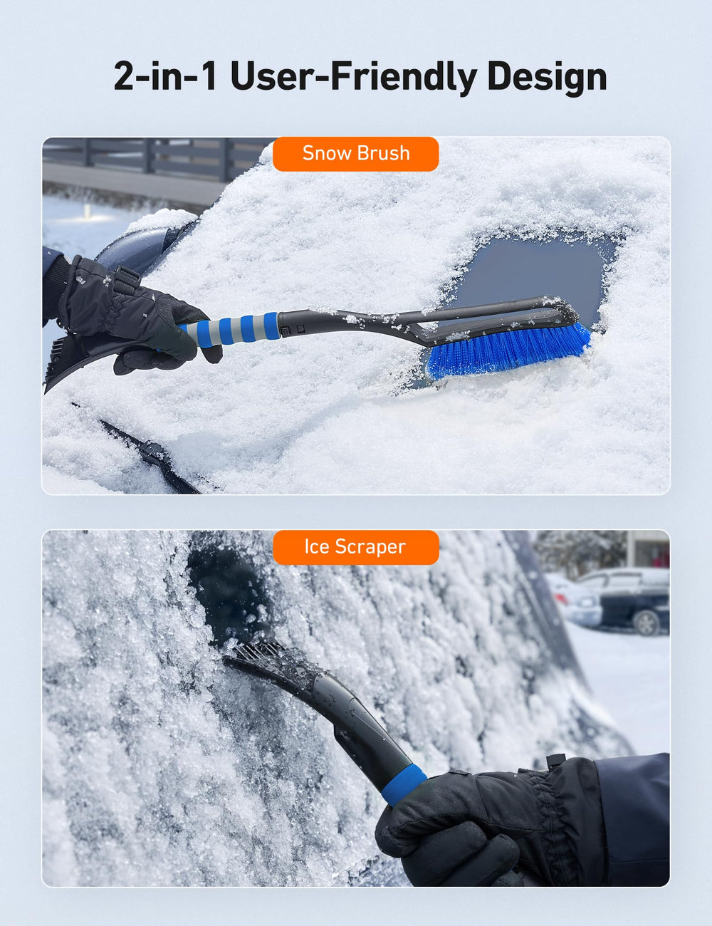 AstroAI brush head closeup highlighting split-end bristles for safe cleaning