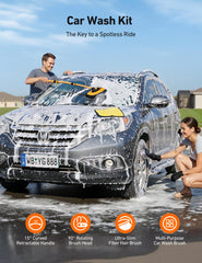 AstroAI microfiber Chenille bristles close-up gently lifts dirt