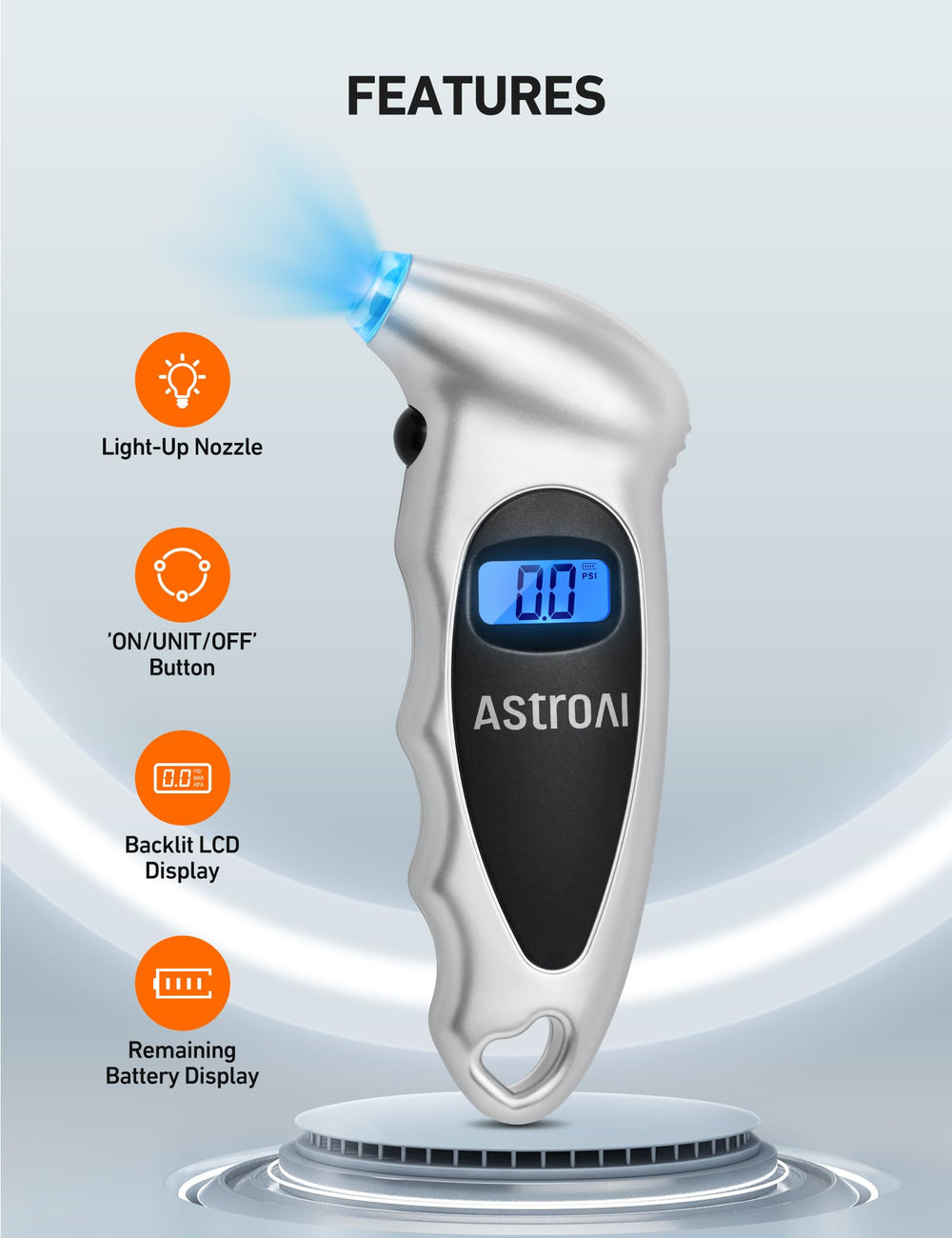 AstroAI packaged unit with included battery ready to use instant benefit
