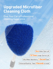 AstroAI microfiber pad texture detail demonstrating high absorbency and streak-free cleaning