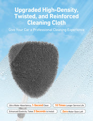 AstroAI microfiber pad texture close-up showing high absorption and durability