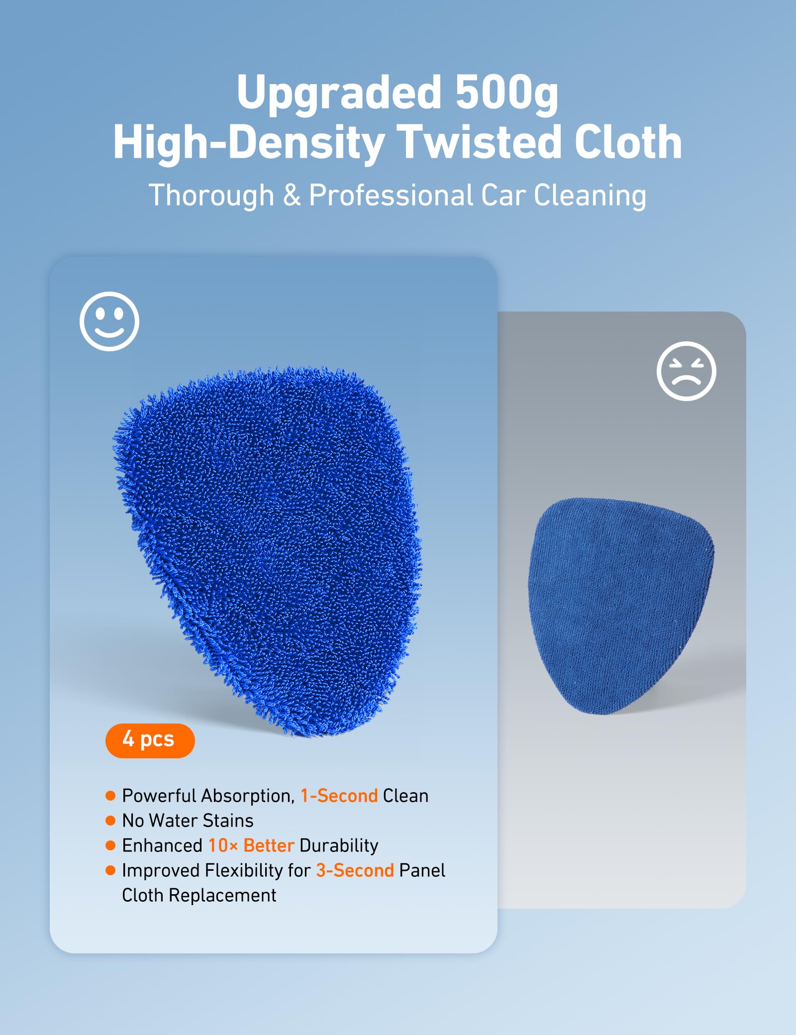 AstroAI windshield cleaner extended to demonstrate longer reach