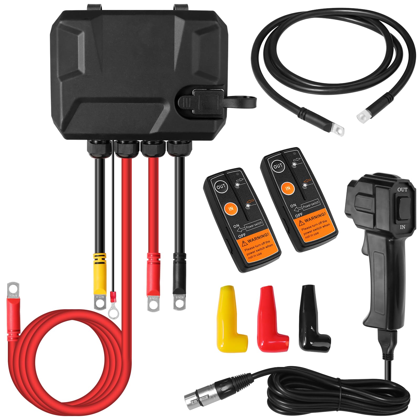 ATOLS front view control box and relay showing ready-to-install kit benefits