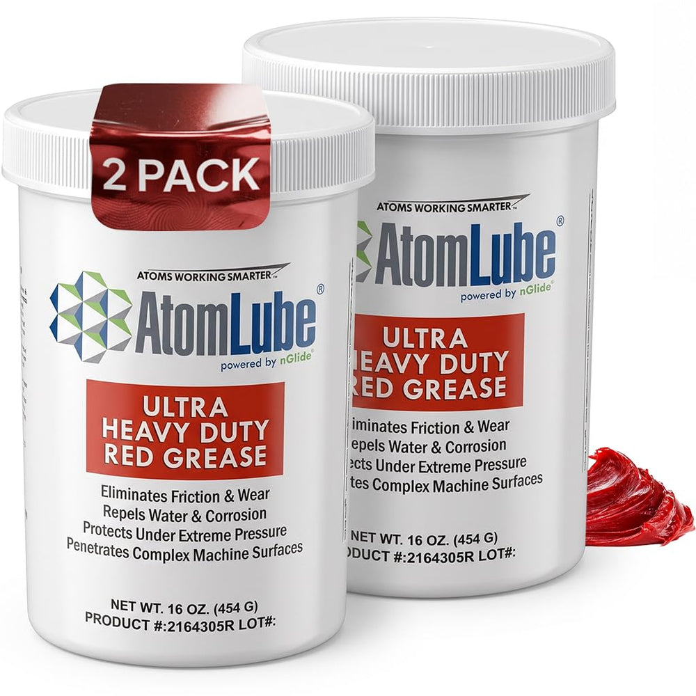 AtomLube jar front view showing product and durable protection