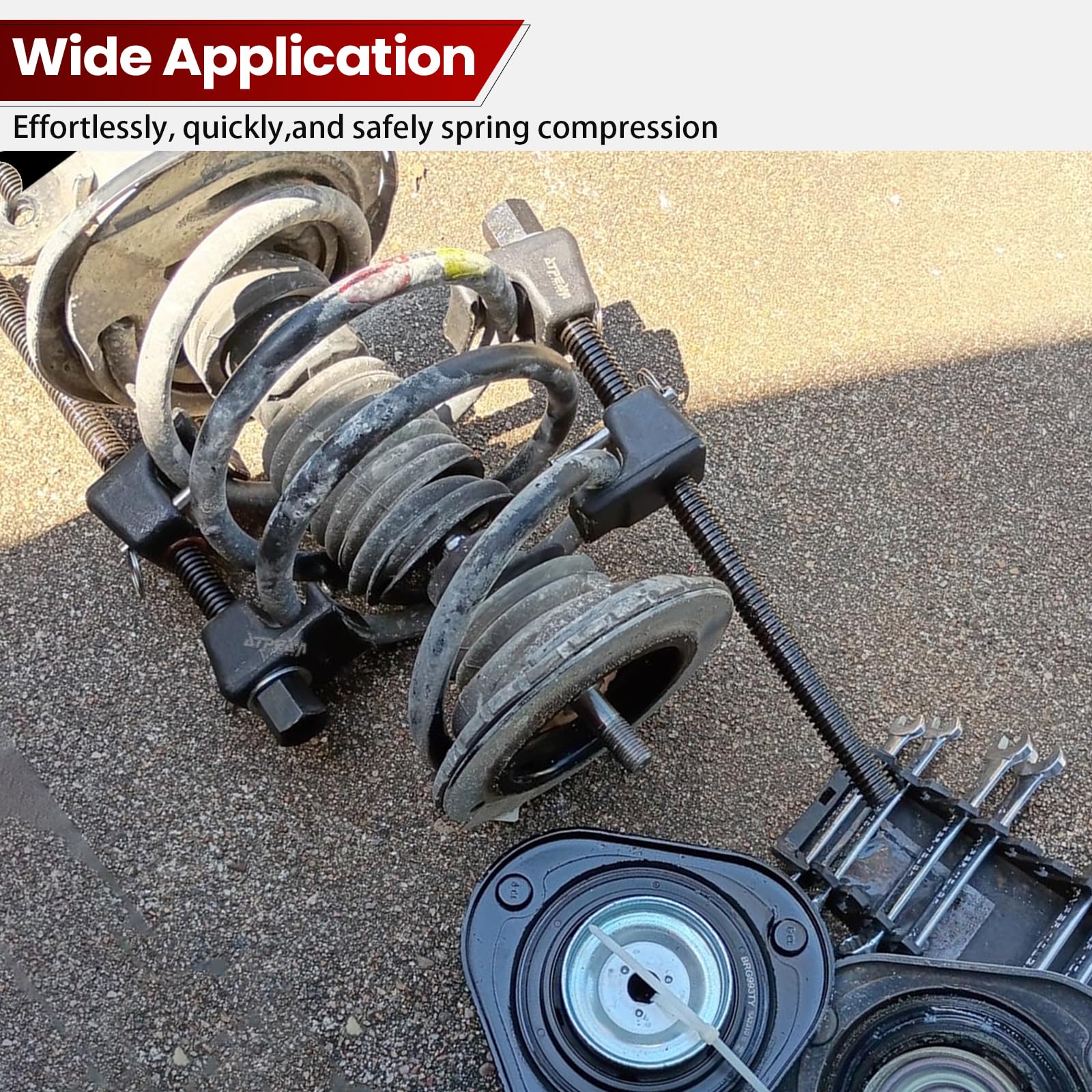 ATP close-up of acme threaded rod displaying smooth operation and durability