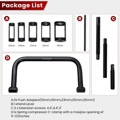 ATPEAM blow-molded case open with tools organized for easy transport and storage