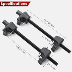 ATPEAM threaded rod and hex end showing durable screw and easy wrench use
