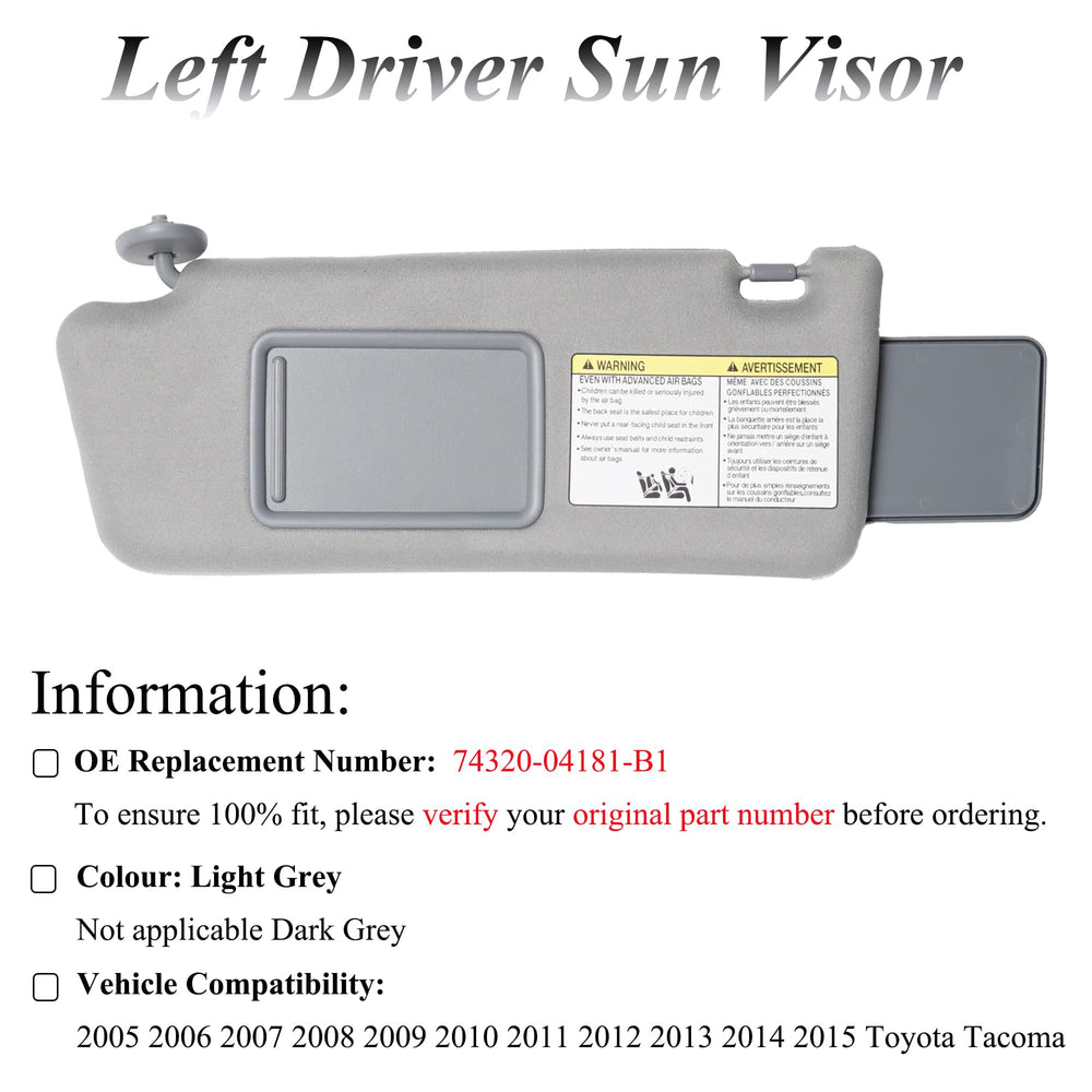 ATPSTOGO visor built-in mirror closeup for quick driver checks and convenience