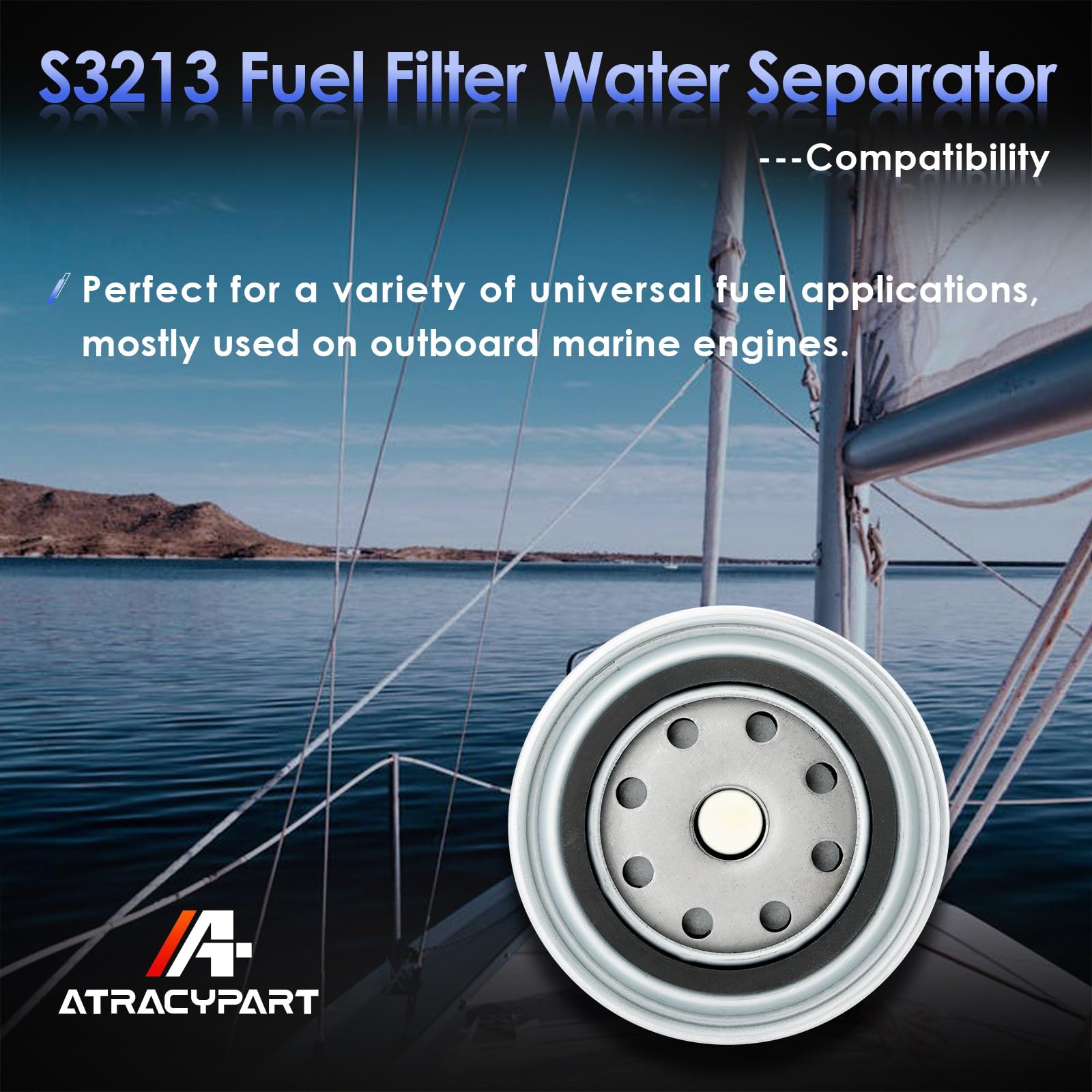 ATRACYPART clear bowl close-up enables quick visual water detection benefit