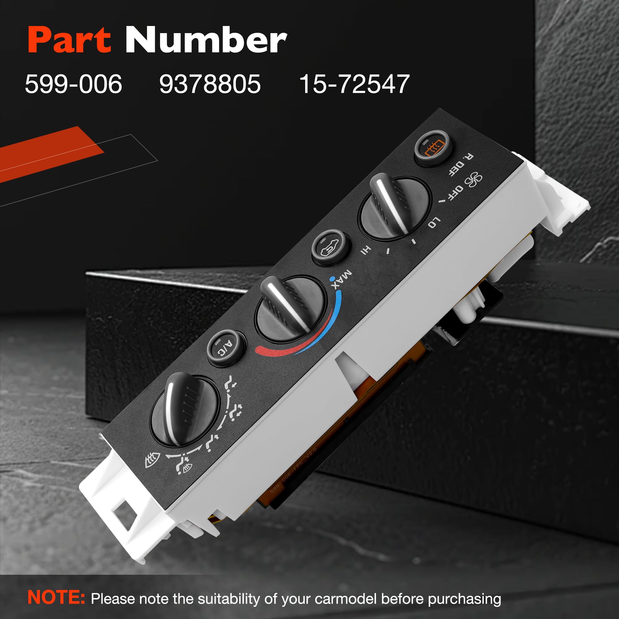 ATRACYPART close-up of knobs and buttons for precise tactile control benefit