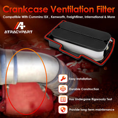 ATRACYPART housing detail showing reinforced material for heat resistance and durability