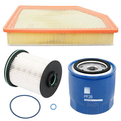 ATRACYPART filter kit front packaging showing complete Duramax set and fitment clarity