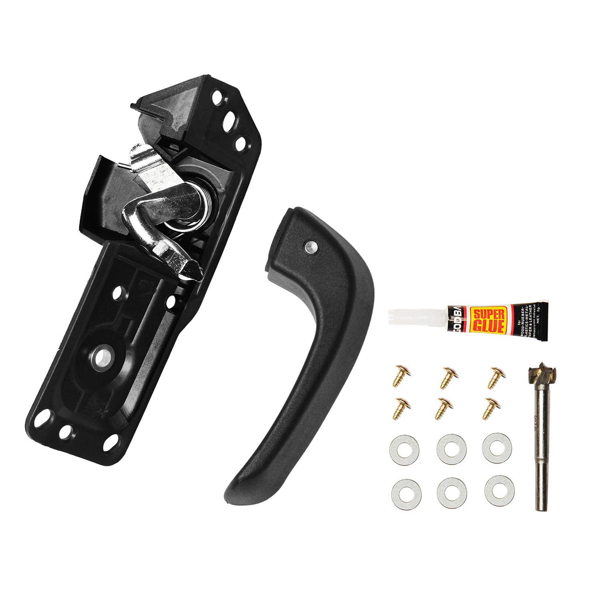 ATRACYPART front view of driver side handle showing OEM fit and restored access