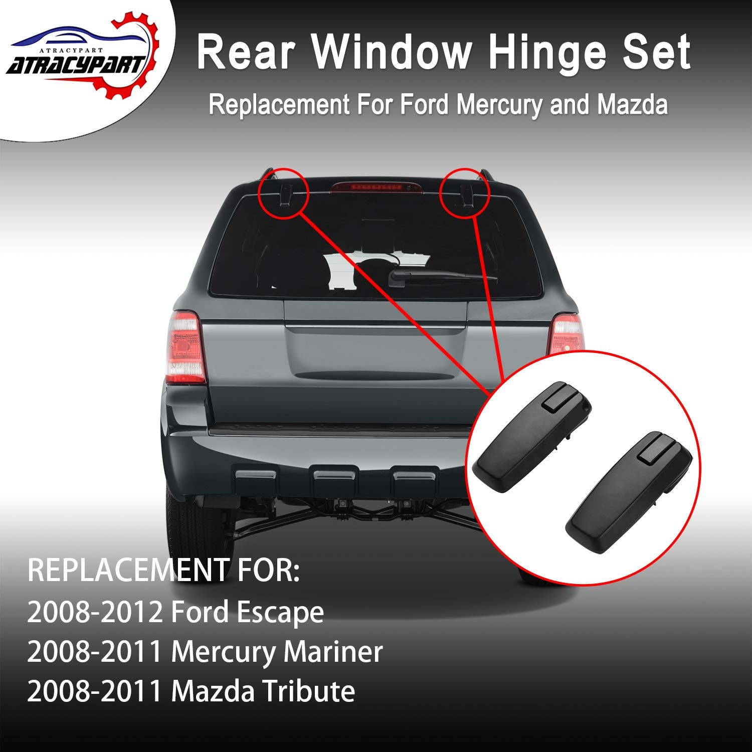 ATRACYPART hinge installed on liftgate demonstrating smooth operation