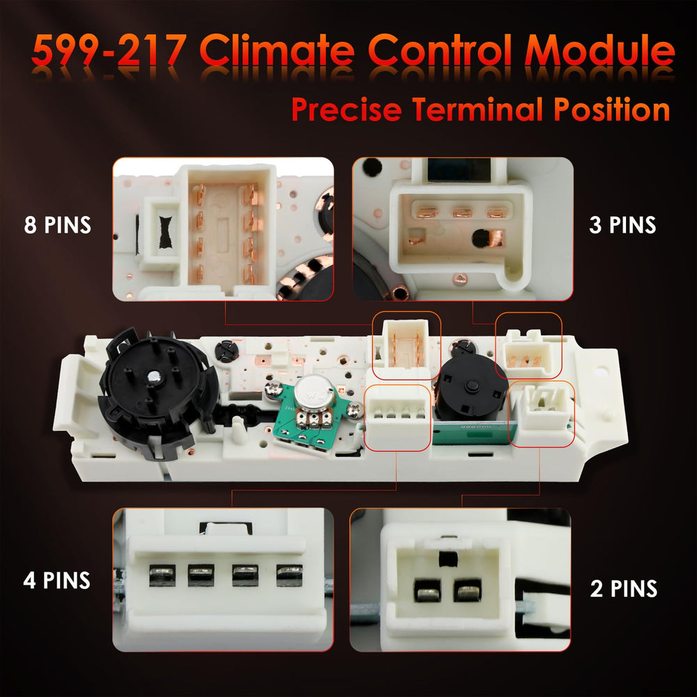 ATRACYPART installed in vehicle dash restoring climate control functionality