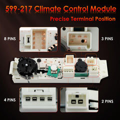 ATRACYPART installed in vehicle dash restoring climate control functionality